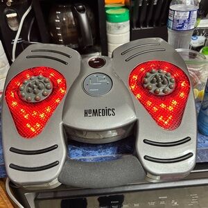 Homedics Therapist Select Ultra Infrared Foot Tapper Massager With Heat.